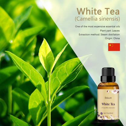 White Tea Essential Oil,  Aromatherapy Essential Oils for Diffuser, Massage, Soap, Candle Making, Home Fragrance, 30 Ml